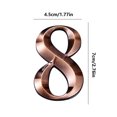 thumbnail image 3 of Cagogo under $5 House Numbers, Modern House Numbers 0-9, Self Adhesive Metal Door Address Numbers for Mailbox Street, Outdoor Numbers, Door Numbers, Address Signs, 3 of 3