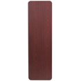 thumbnail image 2 of 18'' x 60'' Rectangular High Pressure Mahogany Laminate Folding Training Table, 2 of 4