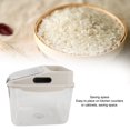 thumbnail image 3 of Rice Storage Container,Transparent Airtight Dampproof Rice Bucket Rice Storage Bins Kitchen Cereal Storage Containers Pet Food Bucket For Storage Dry Food Pet Food, 3 of 8