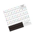 thumbnail image 2 of KAKOWELY Autocollants de piano 1 Ensemble Autocollant Clavier Orgue Électronique Autocollants de Balance Musicale Autocollants Clavier Transparents 9.84"X5.51"X0.04 Pouces, 2 of 4