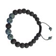 thumbnail image 1 of Bracelets Assortis à la Mode Bracelet Diffuseur de Roches Noires Mates Perles de Prière Accessoires pour Femmes Cadeaux pour Hommes Orchidée, 1 of 6