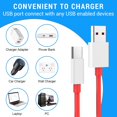 thumbnail image 5 of LoonWear Câble de Charge 2M pour Oneplus Chargeur USB C 100W/80W Charge Rapide, 5 of 5