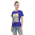 thumbnail image 4 of T-Shirt Basique à Manches Courtes pour Femmes Sailor Moon Édition Q Tsukiha, 4 of 6