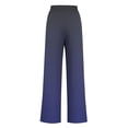 thumbnail image 4 of Pants for Women, Womens Fashionable Striped Printed Drawstring Wide Leg Pants, 4 of 5