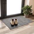 thumbnail image 2 of 2-ft x 3-ft Malika Grey Printed Floor Mat, 2 of 5