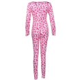 thumbnail image 4 of Womens One Piece Sleepwear Cartoons Print Pajamas Jumpsuit Rompers, 4 of 4