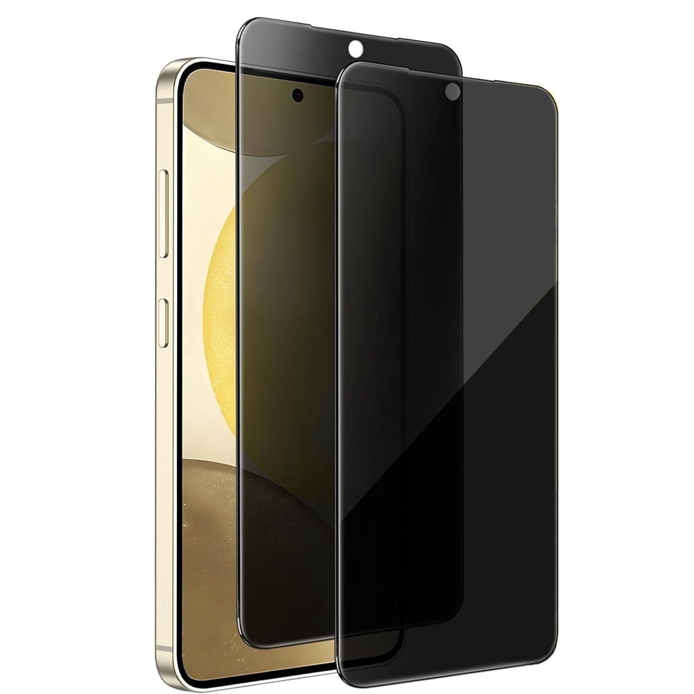 Zonyee 2 Pack Privacy Screen Protector for Samsung Galaxy S24 6.2 inch, Anti-Spy Tempered Glass, Bubble-Free, Easy Install