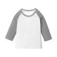 thumbnail image 1 of Économies d'Automne! HVOBTTY T-shirt Décontracté à Manches 3/4 pour Tout-Petit, Garçons Filles Orange Festival Mode Décontractée Haut à Manches 3/4 Col Rond Ensemble pour 3-14 Ans Gris, 11 Ans, 1 of 5