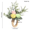 thumbnail image 3 of Easter Easter Easter Easter Eggss Napkin Ring Hotel Table Display Easter Series Napkin Buckle Easter Napkin Rings, 3 of 9