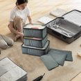 thumbnail image 1 of Fridja 6Pcs Compression Packing Cubes for Travel, Luggage Organizer Bags, Zipper Packing Cubes for Suitcases, 1 of 5