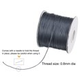 thumbnail image 3 of Unique Bargains Beading Thread Bracelet Weave Bead Craft Cord 0.8mm 159M/Roll (173-Yards) Decorative String, Deep Grey, 3 of 7