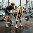 thumbnail image 2 of Soozier 2 x 11lbs Weight Plates Set, 2-Inch Barbell Weights Set, 2 of 10