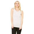 thumbnail image 1 of Bella Canvas Womens Flowy Scoop Blended Muscle Tank, L, White Marble, 1 of 3
