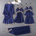 thumbnail image 1 of LSLJS Pyjama pour Femmes Ensemble Cinq Pièces avec Bretelles Pyjama pour Femmes Tenue d'Intérieur Pyjama Style Mince, Lingerie pour Femmes, Ensemble de Nuit, 1 of 3