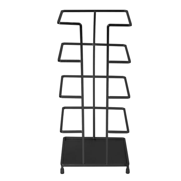 Era Tower Freestanding Toilet Paper Holder, Stacker, Matte Black 6.18" x 13.85in