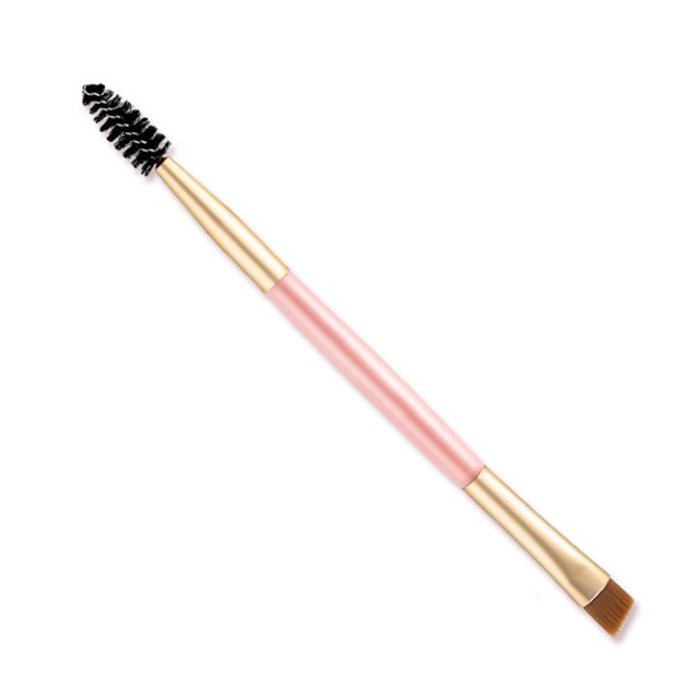 2PCS Bamboo Brushes Double Head Handle Pro Eyelash Eyebrow Brush Makeup Cosmetic Beauty Tool
