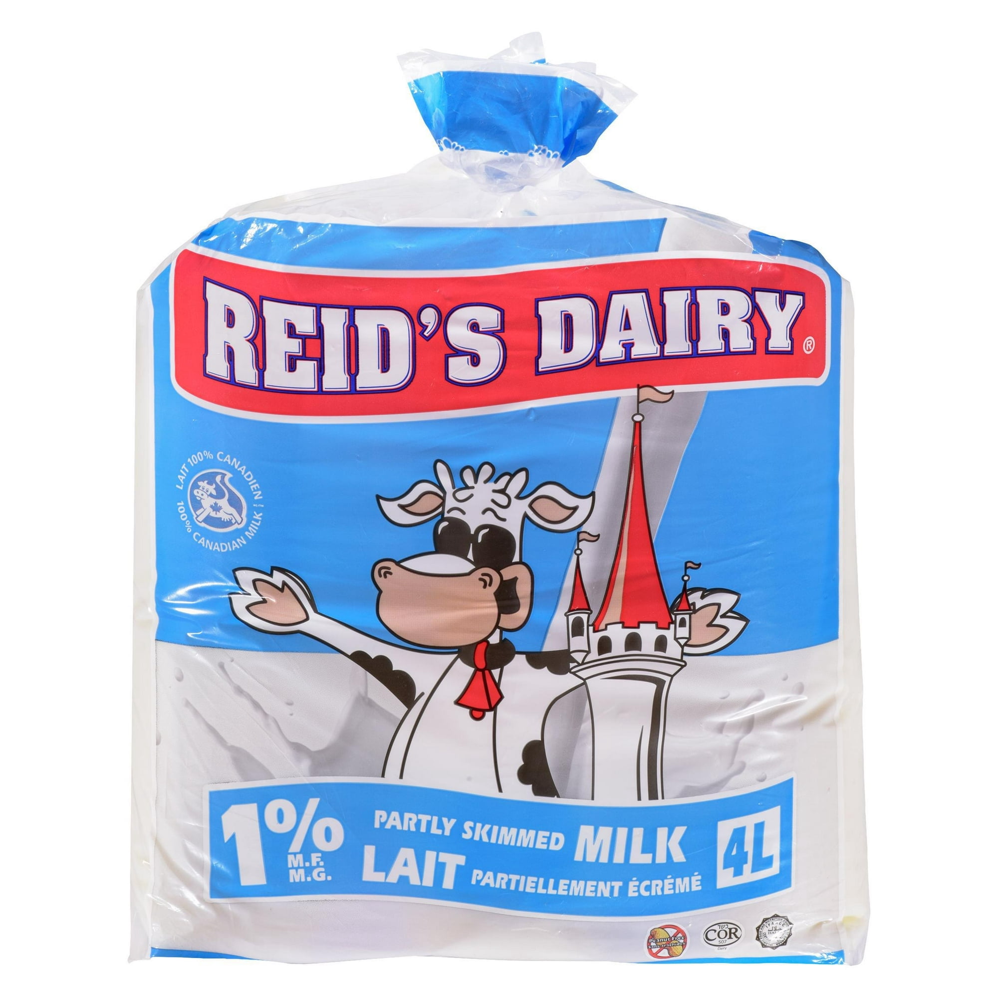 REID'S DAIRY Partly Skimmed Milk