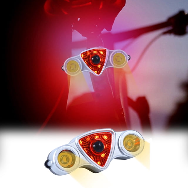 Chmadoxn Bike Lights For Night Riding 9+2 LEDs 6 Modes USB Charging MTB Headlight Most Powerful Biking Bicycle Light Bicycle tail light