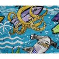 thumbnail image 5 of oneOone Polyester Spandex Medium Blue Fabric Ocean Life Fabric For Sewing Printed Craft Fabric By The Yard 56 Inch Wide, 5 of 5