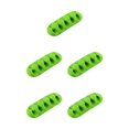 thumbnail image 1 of braveheart Silicone Cable Winder Desktop Management Clip Cable Holders Cable Organizer Good green 5Set, 1 of 6