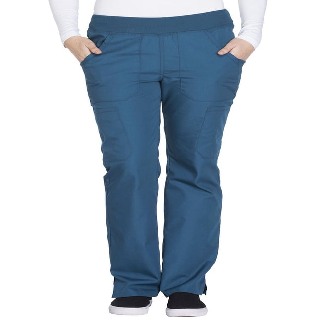 CHOK Workwear Originals Women‘s Scrubs Pant Mid Rise Straight Leg Pull-On Cargo WW210