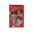 thumbnail image 4 of Holiday Time Dia 65mm 4Ct Leaf Glass Ornament, 4 of 5