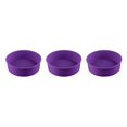thumbnail image 2 of kurtrusly Wedding Birthday Party Cake Restaurant Reusable Washable Mousse Round Mould Kitchen Gadget Accessories Purpe 8 Inch 3Set, 2 of 6
