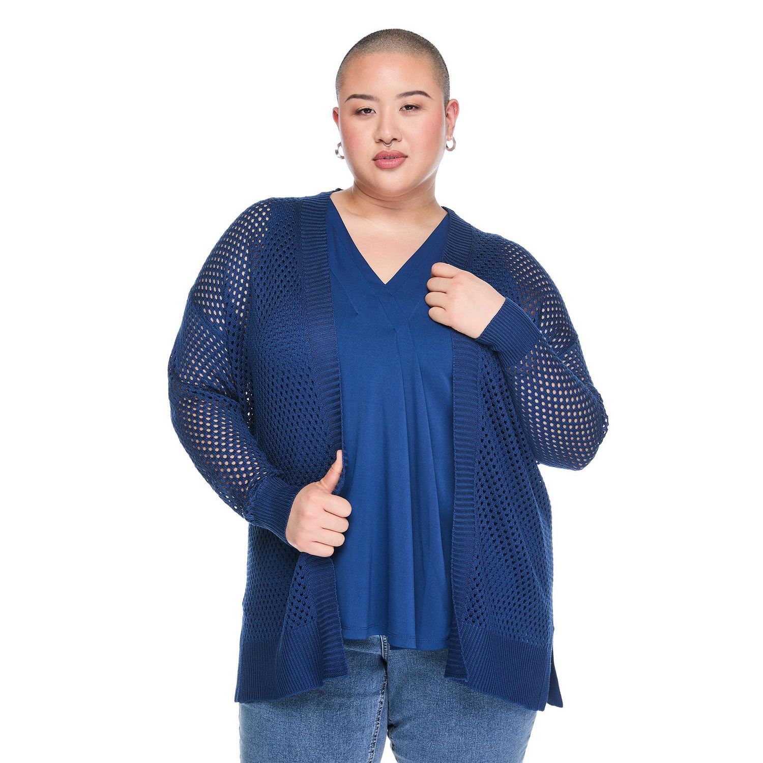 Cardigan en tricot Lane Bryant Plus pour femmes