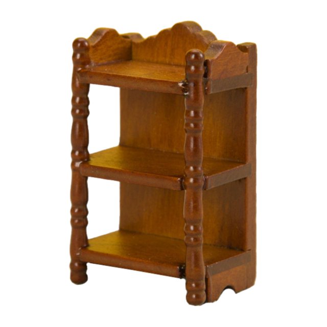 lionlar 1:12 3 Tier 3 Tier Storage Rack Shelf Accessories Toy for Home Bedroom Kitchen