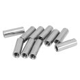 thumbnail image 4 of Round Connector Nut, Female Thread 304 Stainless Steel Coupling Nut 10Pcs  For Home Decoration, 4 of 8