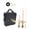 Gold, variant on Milaget Clock Mechanism Kit Easy to Install DIY Repair for Mantel Living Room Gold