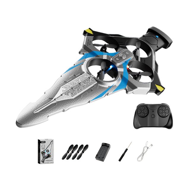 Winged Flying for Indoor Outdoor Play Featuring Gesture Control and 360° Propeller Freedom with Dynamic LED Light Show