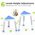 thumbnail image 3 of AUVON Triangle Shower Chair for Space Saving, Adjustable Shower Stool 400 lbs Tool-Free Assembly, Shower Bench for Inside of Show, 3 of 7