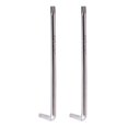 thumbnail image 1 of 2X Long Arm Tamper Proof Torx Star Key Wrench Silver, T25 100mm, 1 of 8
