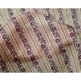 thumbnail image 4 of oneOone Silk Tabby Fabric Leaves & Floral Block Print Fabric By Yard 42 Inch Wide, 4 of 5