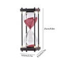 thumbnail image 3 of Bdday Glass Hourglass Timer30 Minute Timer Hourglass Retro Hourglass Ornament, 3 of 7
