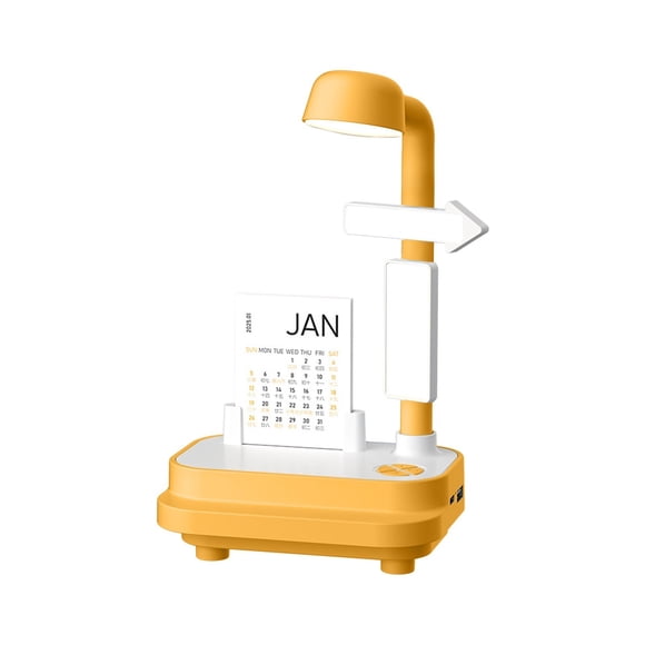 Veilleuse LED Multifonctionnelle avec Luminosité Réglable Haut-Parleur Bluetooth Lampe de Bureau Calendrier et Autocollants pour Maison Bureau Dortoir
