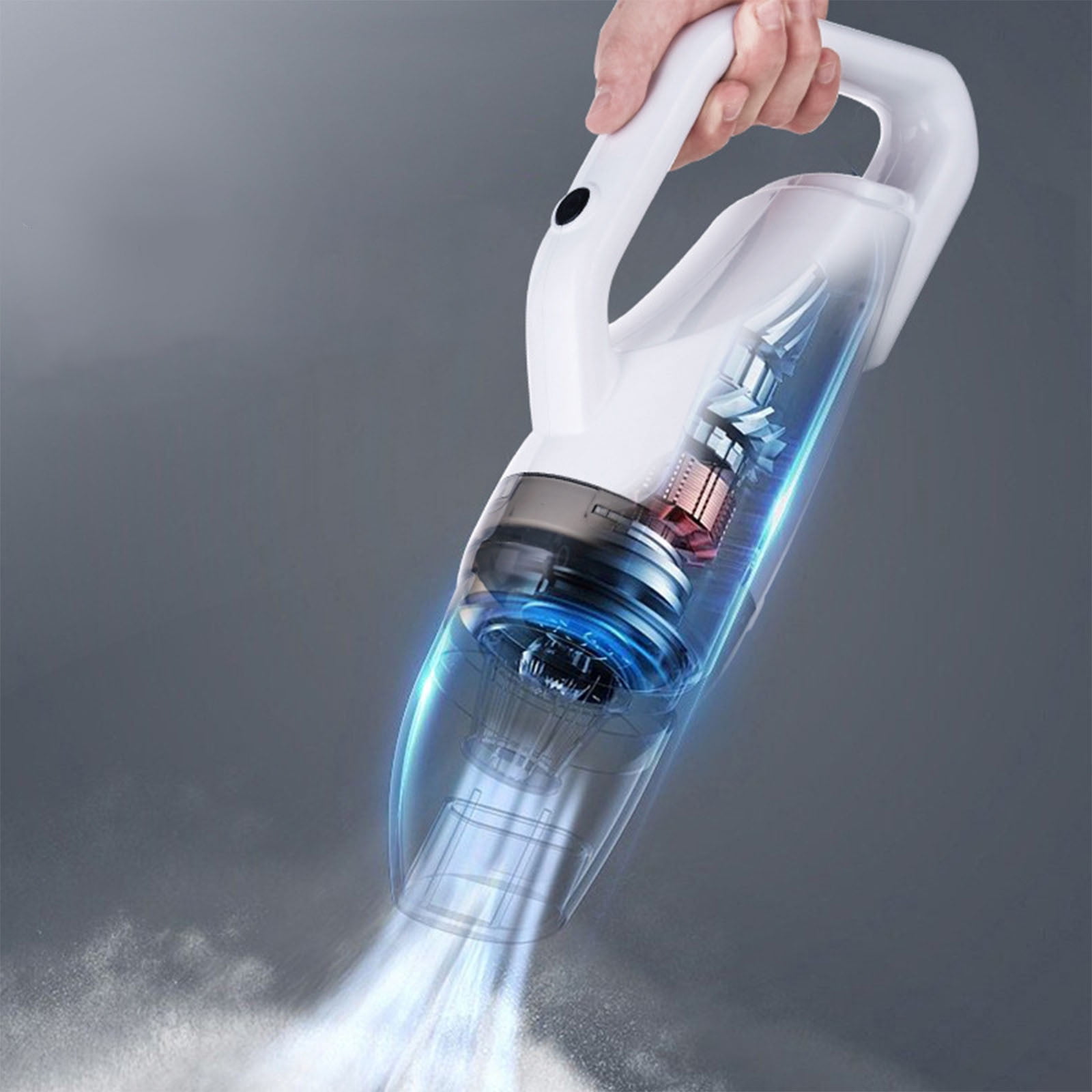 Kctiaxy Vacuum Cleaners Handheld Vacuum, Wet Dry Hand Vacuum Cleaner, 9000 Pa Rechargeable, Portable Vacuum, Mini Car Vacuum for Office Car and Home Cleaning Kitchen Appliances