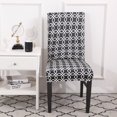 thumbnail image 3 of RisingPro Spandex Stretch Wedding Banquet Chair Cover Morocco Party Decor Dining Room Seat Cover, 3 of 6