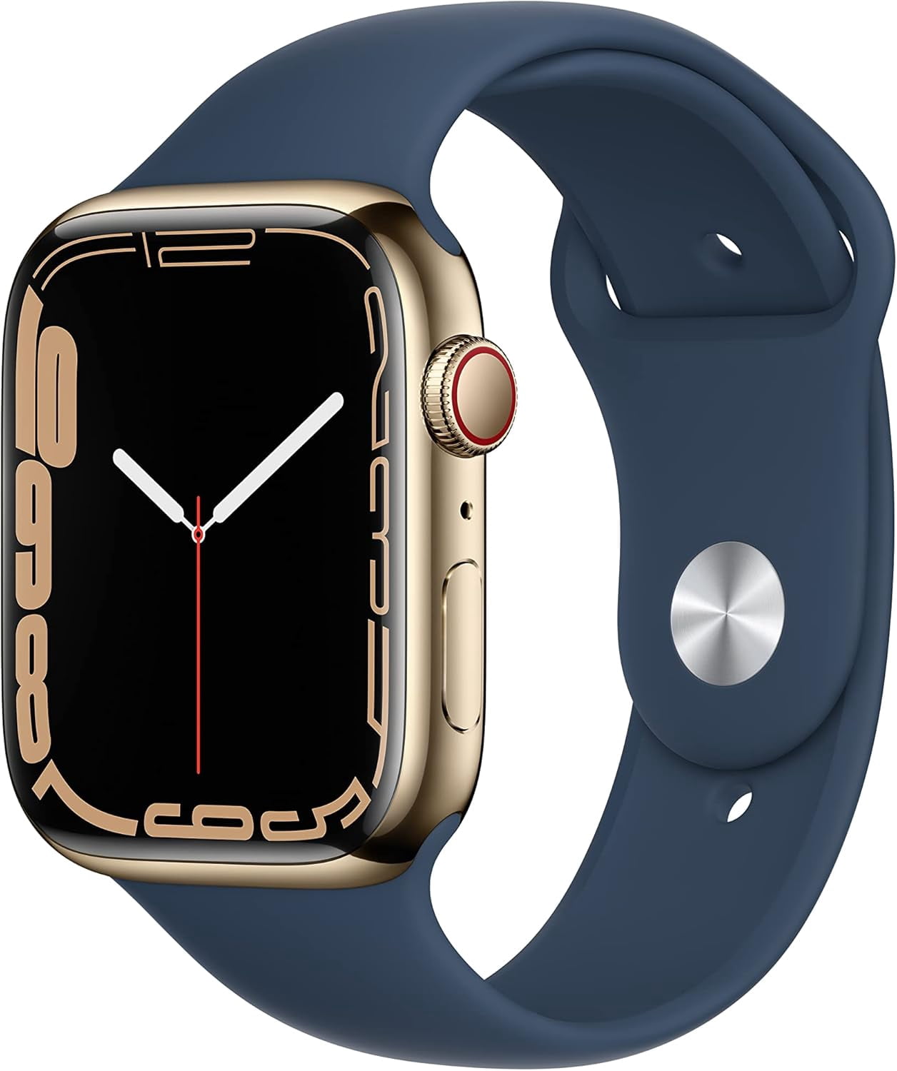 Refurbished Apple Watch Series 7 Stainless 45mm A2477 (GPS + Cellular) Gold (Grade A+)