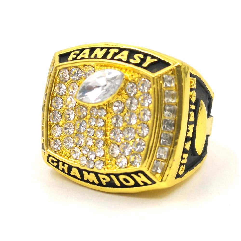TuoYu Fantasy Football Championship Gold Ring Trophy Prize (10)