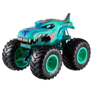 Hot Wheels Monster Trucks Mega Wrex XXL avec grandes roues et détails brillants