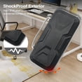 thumbnail image 4 of Carrying Case for Nintendo Switch 2, Armored Mech Design, Hard Shell Waterproof Portable Travel Carry Case Game Storage Bag with 2 Screen Protectors - Black, 4 of 7