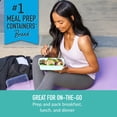 thumbnail image 3 of Bentgo Prep 1-Compartment Meal-Prep Food Storage Containers with Lids - 10 Trays & 10 Lids (Mint), 3 of 5