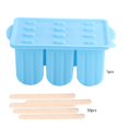 thumbnail image 1 of Ice Pop , Ice Cream , Food Grade Silicone Ice Cream  Ice Cream Making Tool Frozen Ice Popsicle Maker For Home Kitchen Pink,Blue,Green, 1 of 8