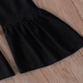 thumbnail image 4 of Infant Baby Girls Flare Pants Outfit Corduroy Trousers Ruffle Leggings Bell Bottom Clothes, 4 of 6