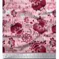 thumbnail image 1 of Soimoi Silk Fabric Dot & Floral Artistic Fabric Prints By Yard 42 Inch Wide, 1 of 5