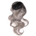 thumbnail image 2 of Hair Curly , Adjustable Black Gray Gradient Synthetic Loose Wavy  Glueless  For Lady For Daily, 2 of 8