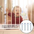 thumbnail image 2 of Milisten 4 Pcs Pressure Mounted Baby Gate Threaded Spindle Rod Walk Thru Gates Screw Bolt, 2 of 5