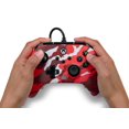 thumbnail image 3 of Manette câblée améliorée de PowerA pour Xbox Series X|S - Camouflage rouge, 3 of 9